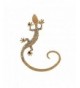 Qtalkie Crystal Earrings Clips Gecko