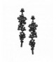 Rosemarie Collections Rhinestone Statement Earrings