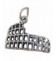 Sterling Silver Roman Colosseum Charm