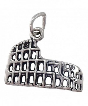 Sterling Silver Roman Colosseum Charm