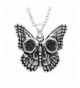 Controse CN165 Butterfly skull necklace