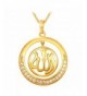 Necklace Zirconia Pendant Islamic Jewelry