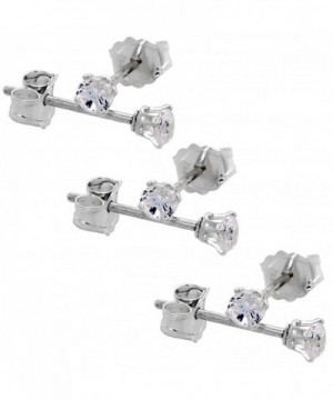 Sterling Silver Cubic Zirconia Earrings