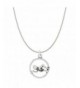 Sterling Silver Swimmer Pendant Necklace