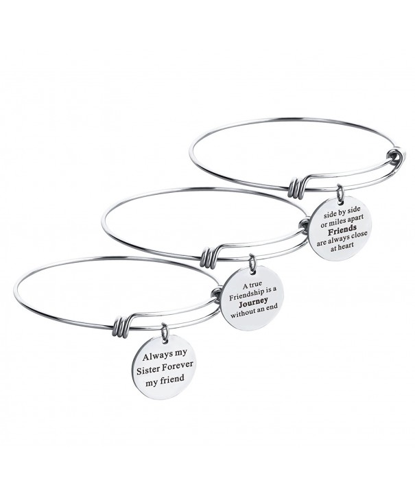 Inspirational Expandable Bracelet Stainless Forever