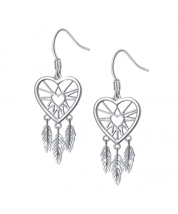 Sterling Catcher Feather Forever Earrings