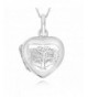 Sterling Silver Heart Locket Necklace