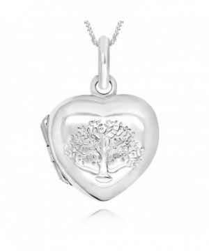 Sterling Silver Heart Locket Necklace