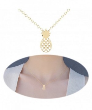 Pineapple Necklace Friendship Minimalist Collarbone