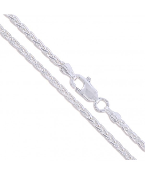 Sterling Silver Diamond Cut Unique Necklace