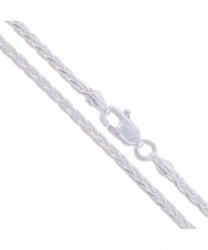 Sterling Silver Diamond Cut Unique Necklace