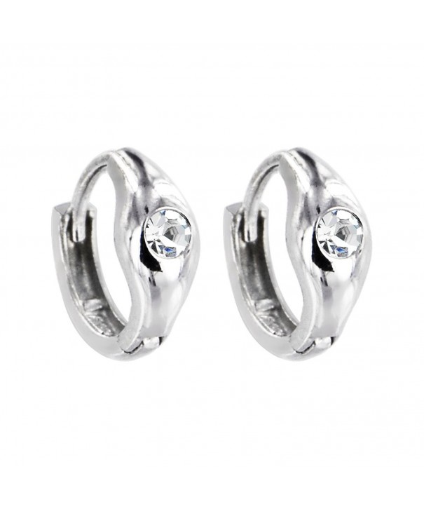 Sterling Silver Zirconia Sparkle Earrings