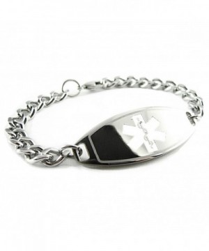 MyIDDr Pre Engraved Customized Disease Bracelet