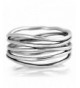 Oxidized Knot Wedding Sterling Silver