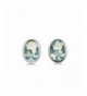 Blue Helenite Gaia Stone Earrings