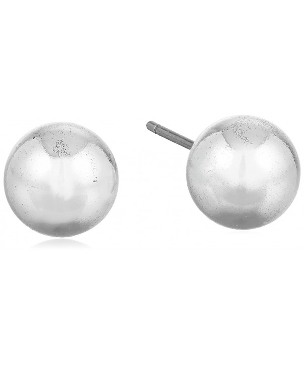 Napier Classics Silver Tone 8 5mm Earrings