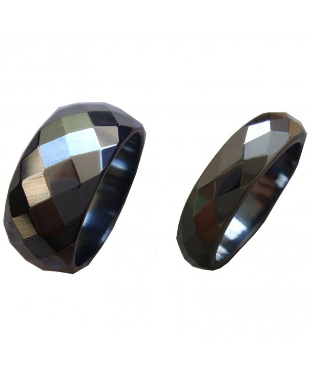 Natural Magnetic Faceted Hematite Finger