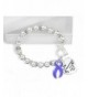 Esophageal Cancer Awareness Periwinkle Bracelet