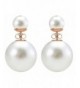 Double sided bead ball earrings