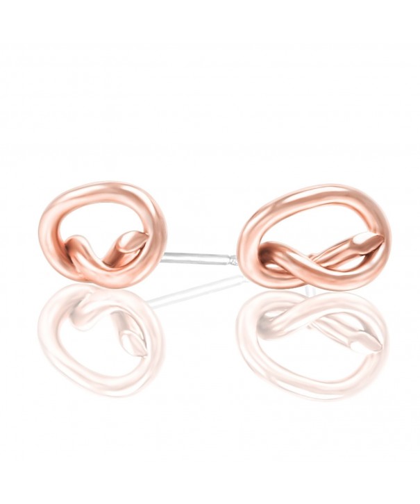 PAVOI Plated Infinity Forever Earrings