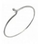 Sterling Silver Openable Bangle Bracelet