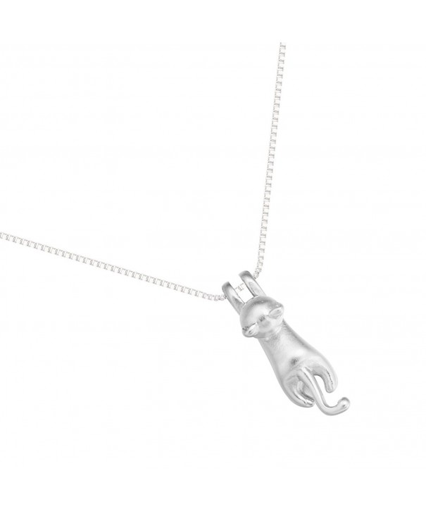 Sterling Silver Climbing Pendant Necklace