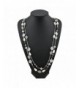 Crystal Acrylic Colorful Necklace 10084 grey