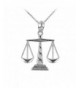 Sterling Silver Justice Pendant Necklace